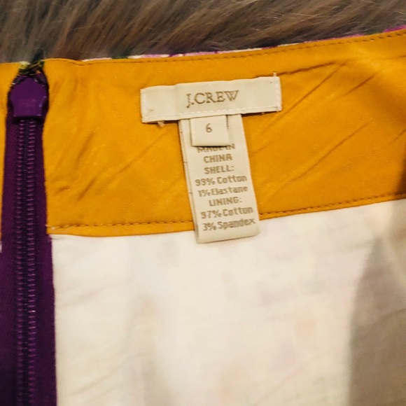 Purple floral pencil skirt - Picture 4 of 8